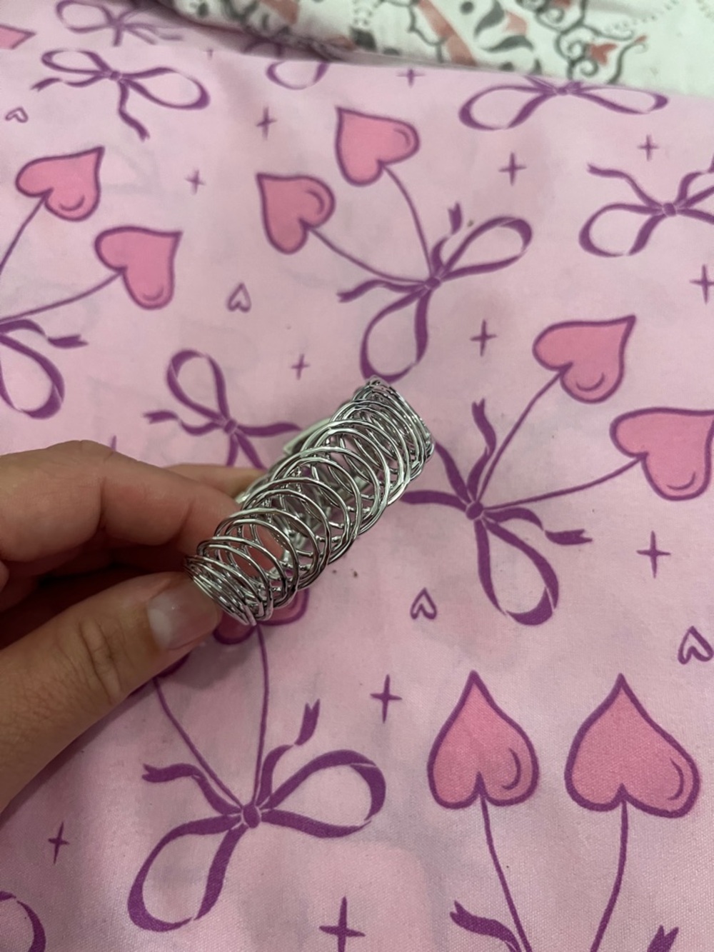 Classic Silver Multi-Loop Chain Bracelet - Women's Jewelry - Picture 4 of 4